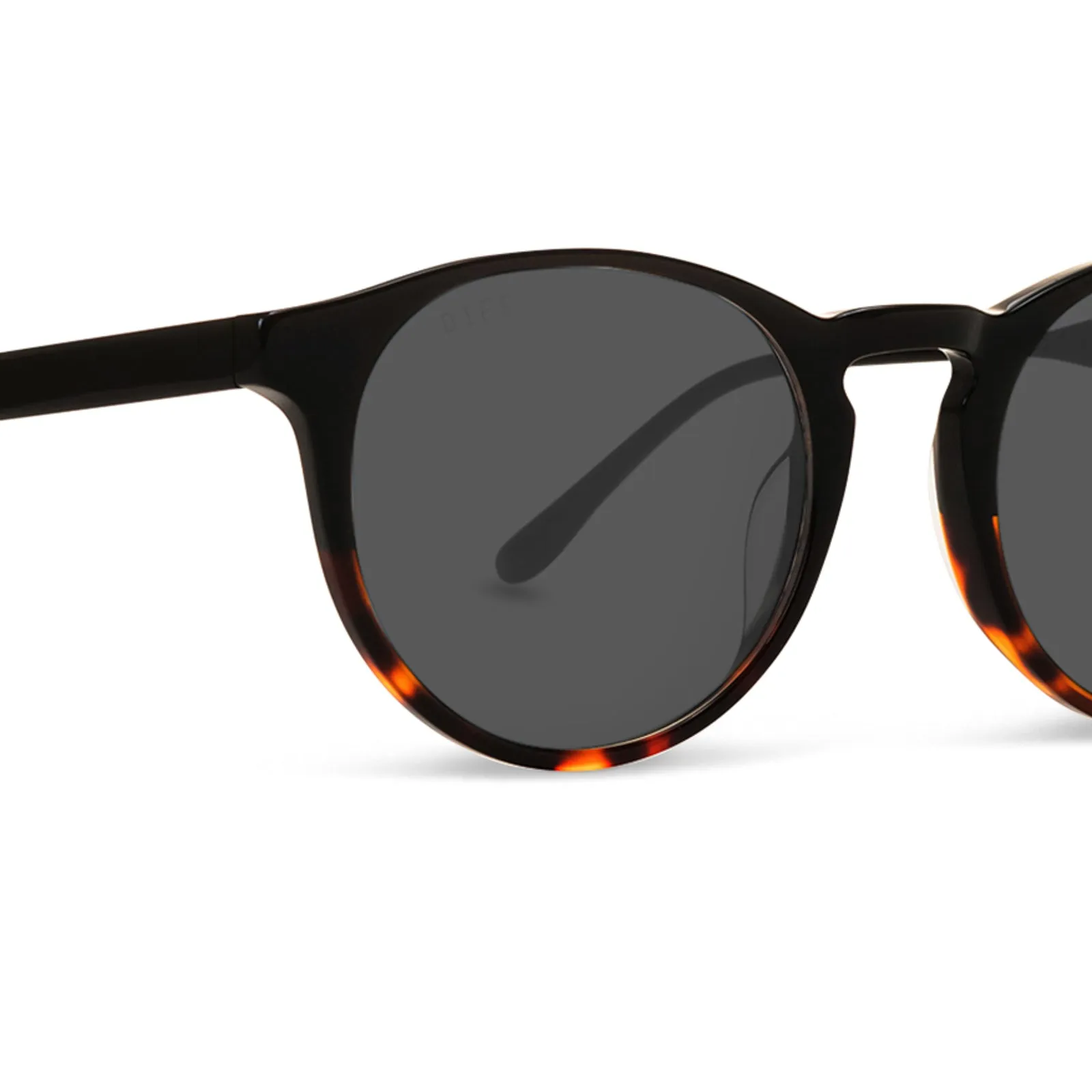 SAWYER - BLACK TORTOISE + GREY SUNGLASSES sold by Diff Eyewear product image thumbnail 4