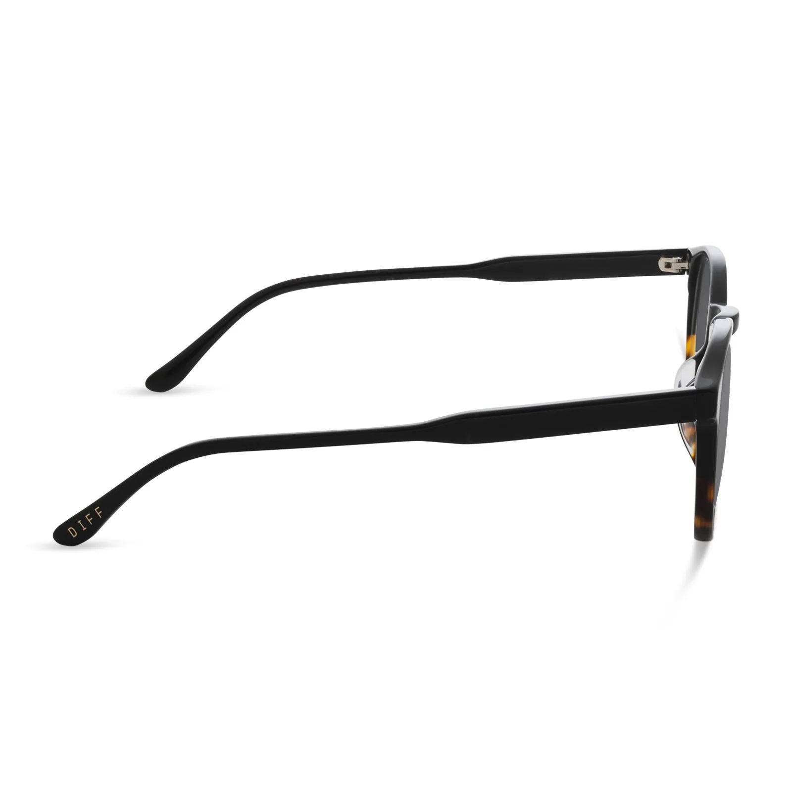 SAWYER - BLACK TORTOISE + GREY SUNGLASSES sold by Diff Eyewear product image thumbnail 3