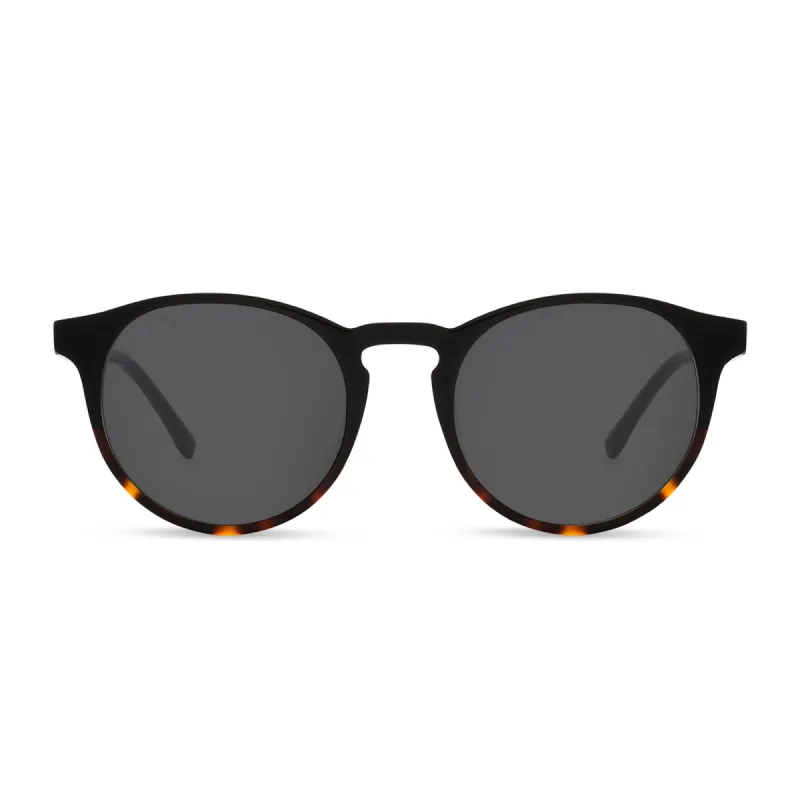 SAWYER - BLACK TORTOISE + GREY SUNGLASSES sold by Diff Eyewear
