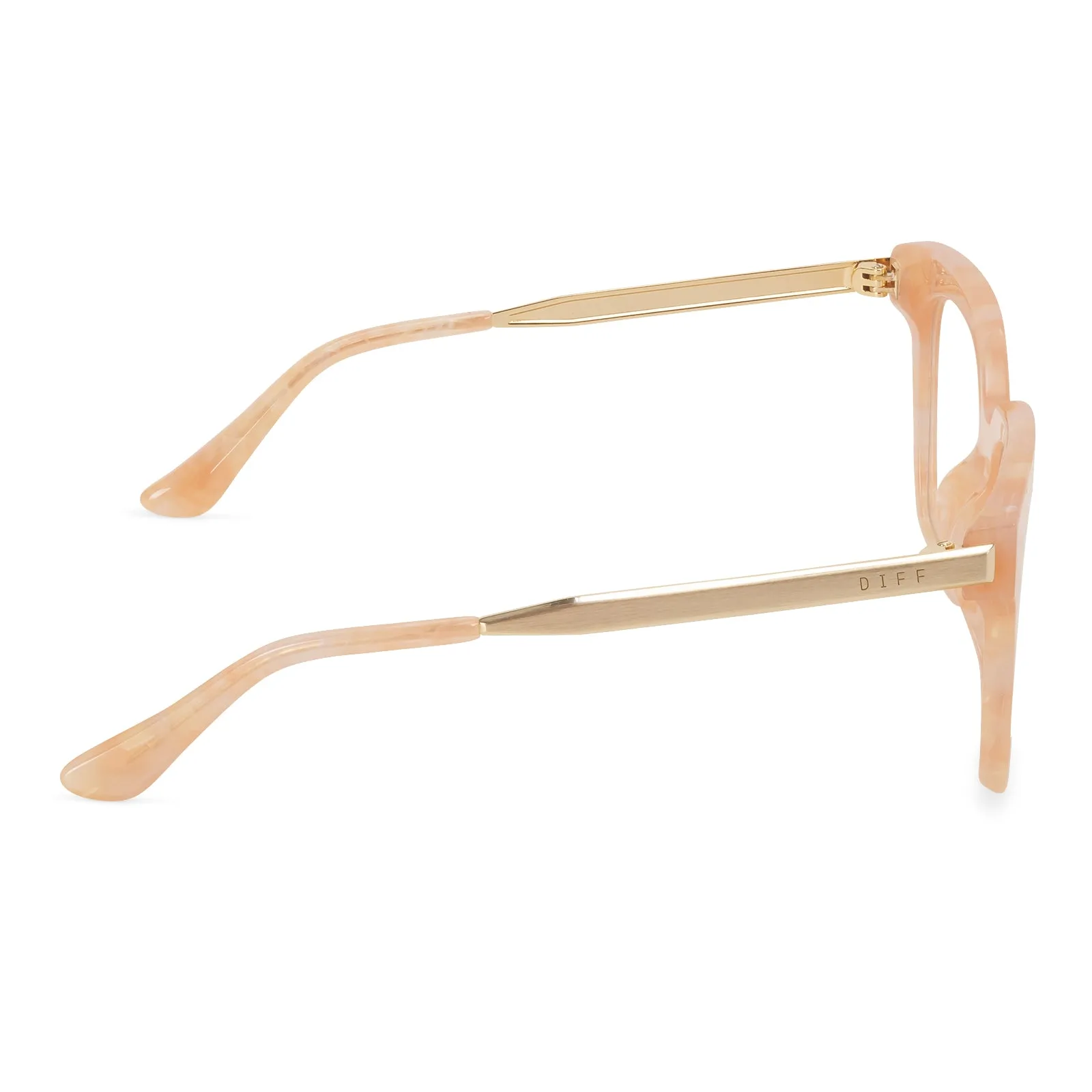 BELLA - CITRINE PEARL + BLUE LIGHT TECHNOLOGY GLASSES sold by Diff Eyewear product image thumbnail 4