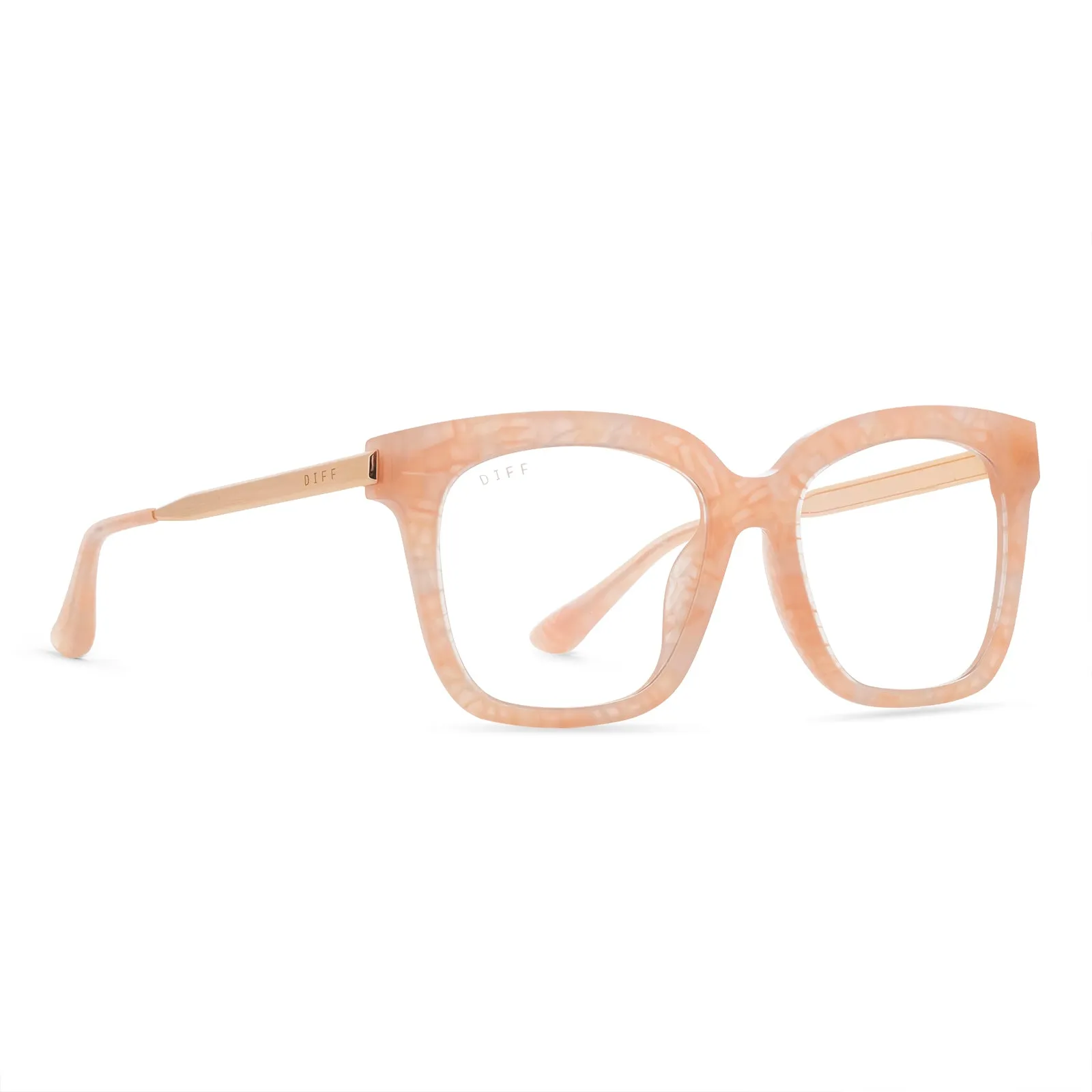 BELLA - CITRINE PEARL + BLUE LIGHT TECHNOLOGY GLASSES sold by Diff Eyewear product image thumbnail 2