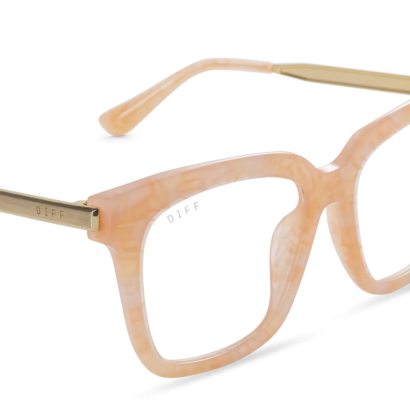 BELLA - CITRINE PEARL + BLUE LIGHT TECHNOLOGY GLASSES sold by Diff Eyewear product image thumbnail 3