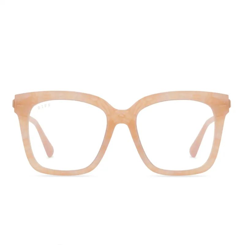 BELLA - CITRINE PEARL + BLUE LIGHT TECHNOLOGY GLASSES sold by Diff Eyewear