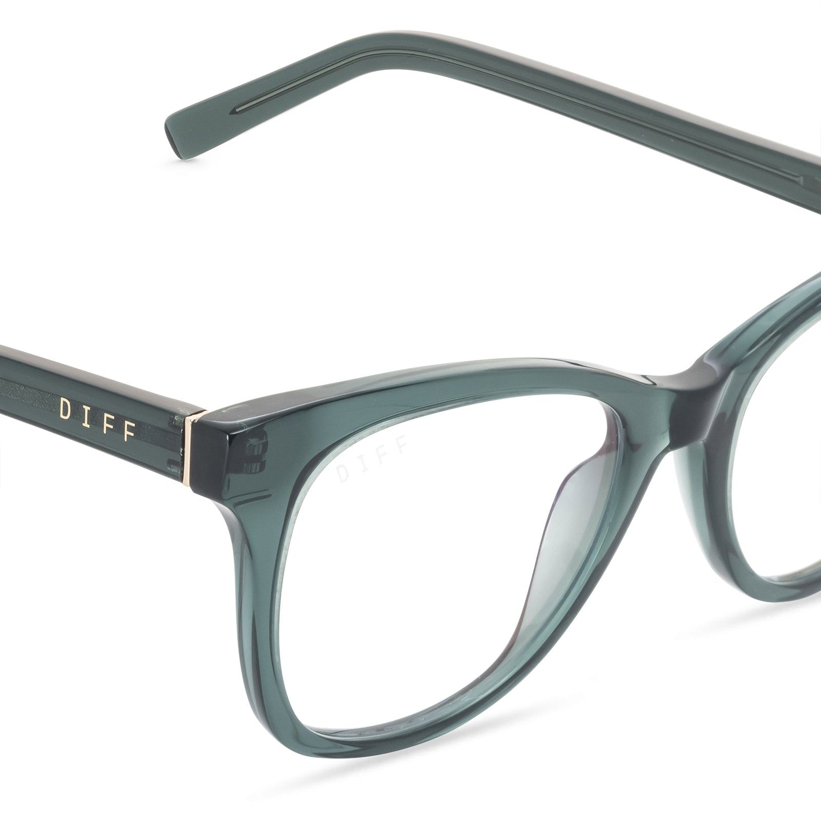 CARINA - EVERGREEN + BLUE LIGHT TECHNOLOGY GLASSES sold by Diff Eyewear product image thumbnail 3