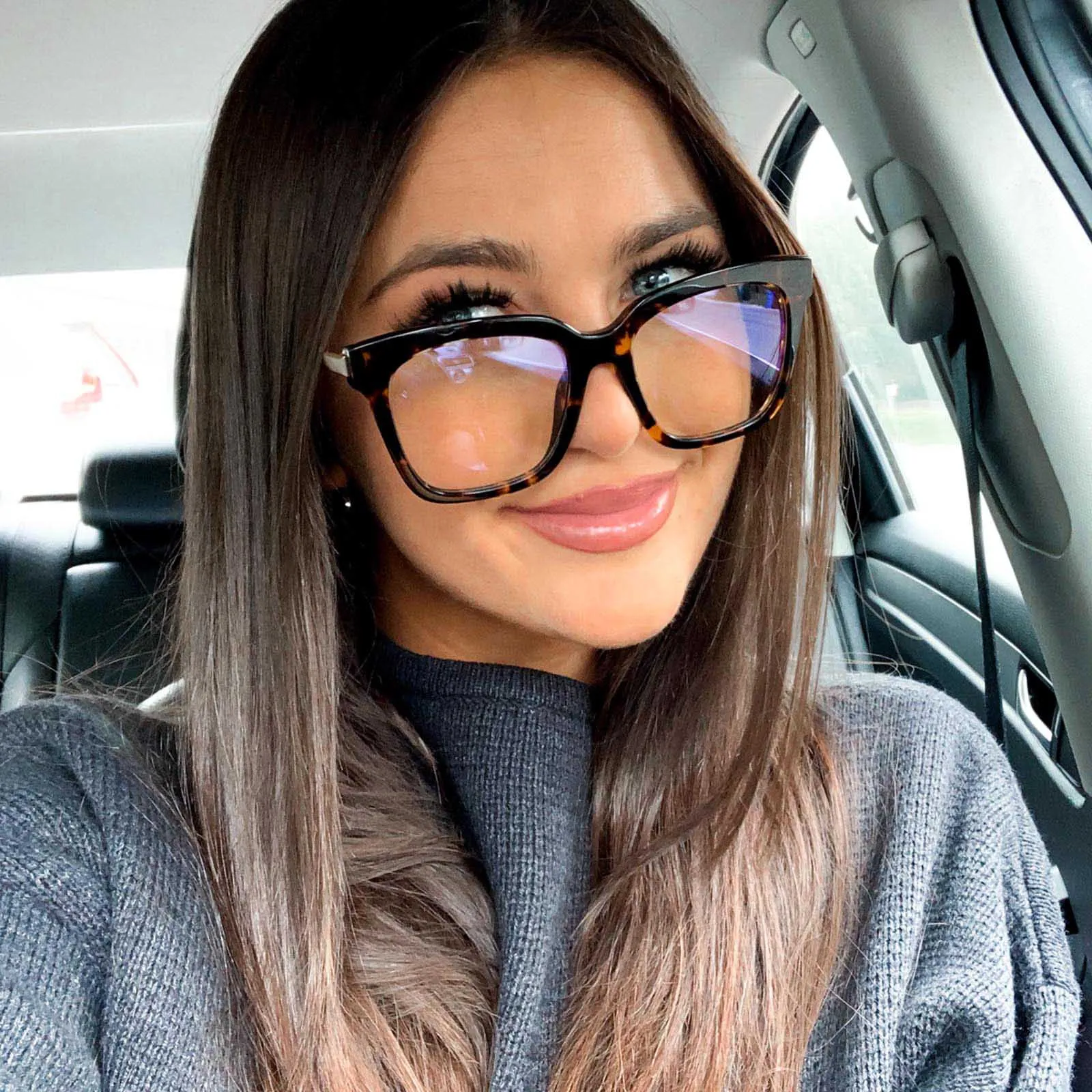 BELLA - TORTOISE + BLUE LIGHT TECHNOLOGY GLASSES sold by Diff Eyewear product image thumbnail 5