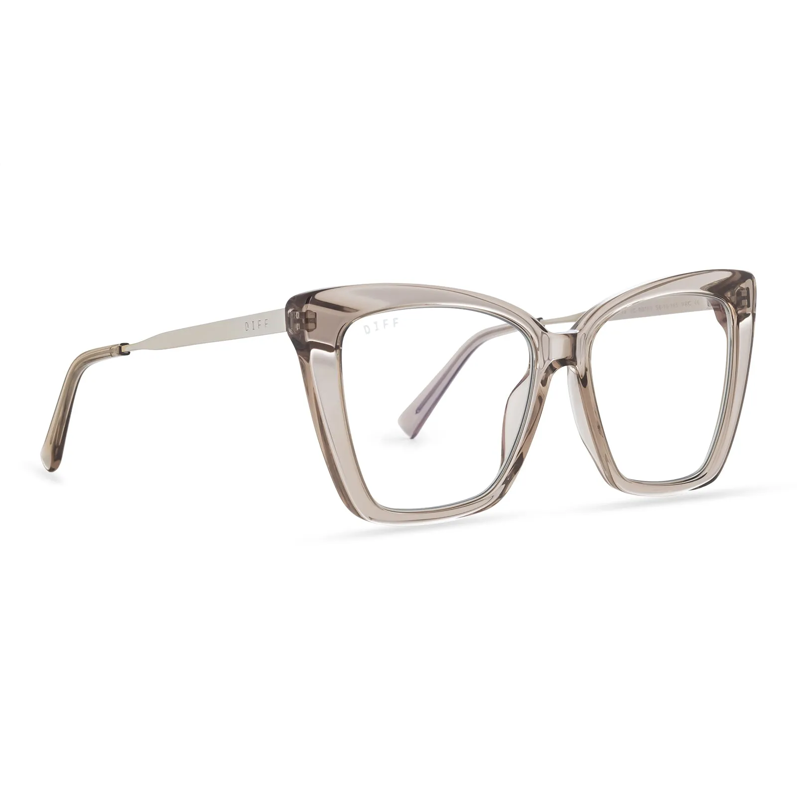 BECKY IV - VINTAGE CRYSTAL + BLUE LIGHT TECHNOLOGY GLASSES sold by Diff Eyewear product image thumbnail 3