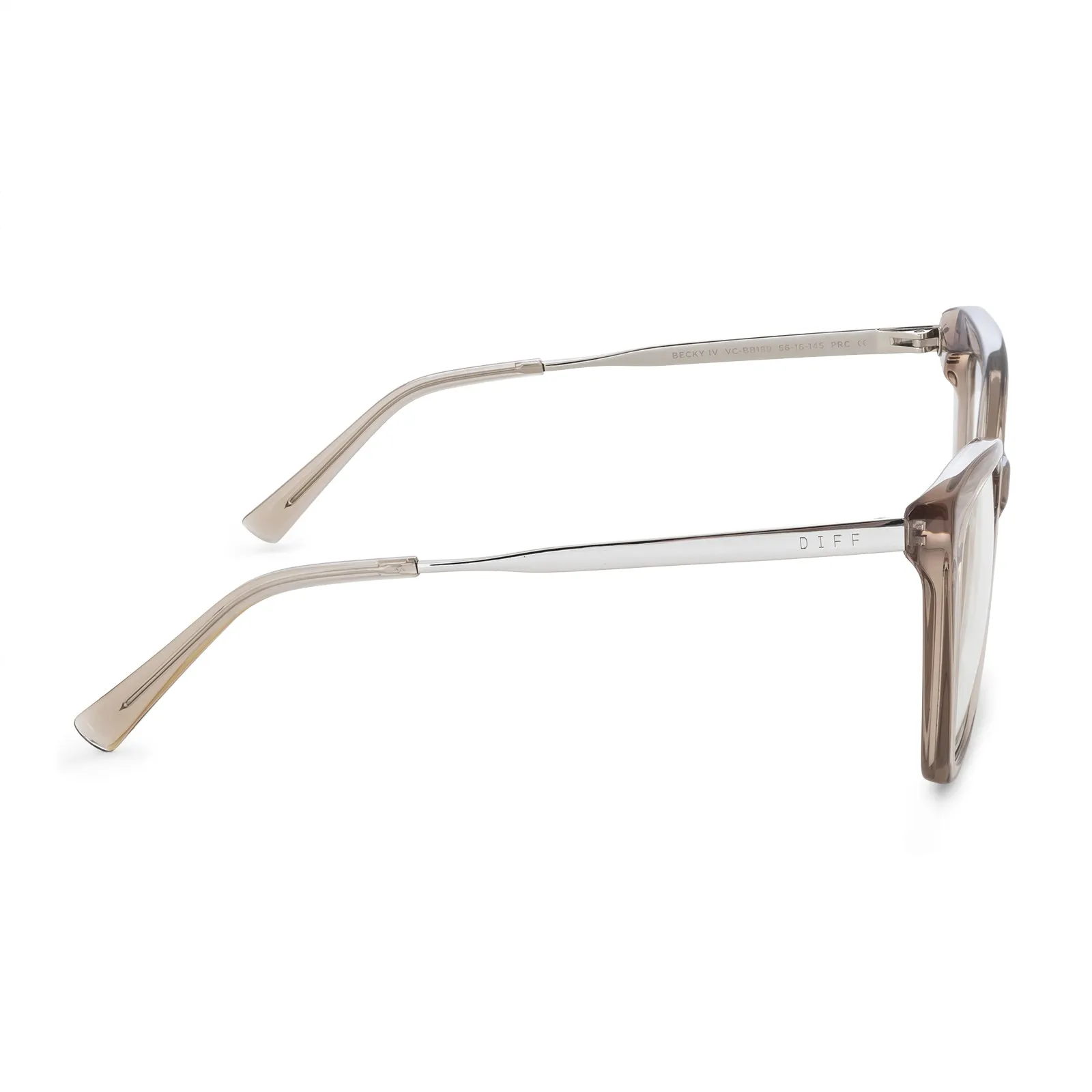 BECKY IV - VINTAGE CRYSTAL + BLUE LIGHT TECHNOLOGY GLASSES sold by Diff Eyewear product image thumbnail 5