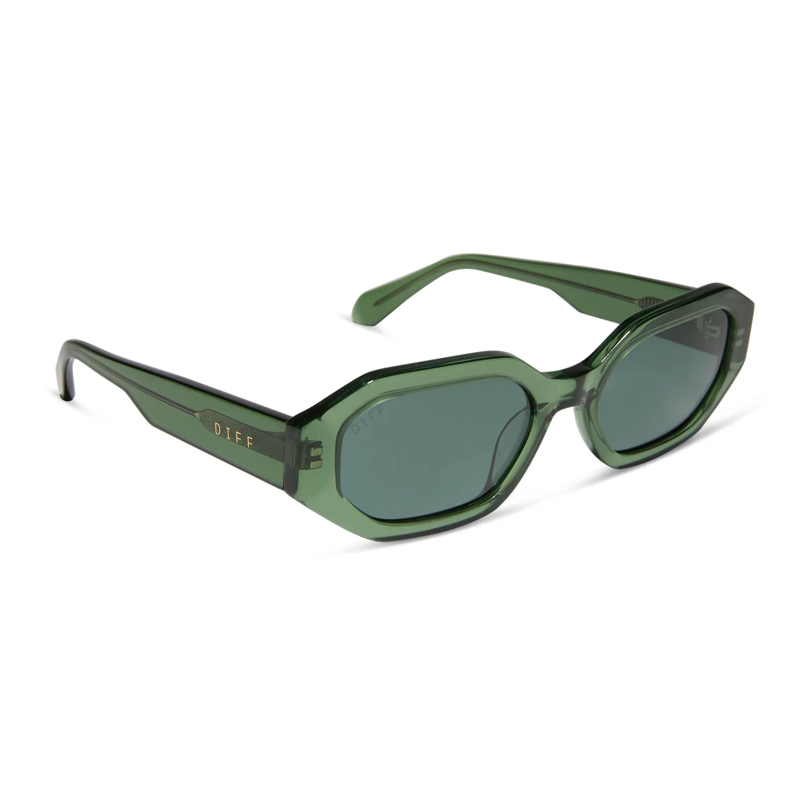 ALLEGRA - SAGE CRYSTAL + G15 + POLARIZED SUNGLASSES sold by Diff Eyewear product image thumbnail 2