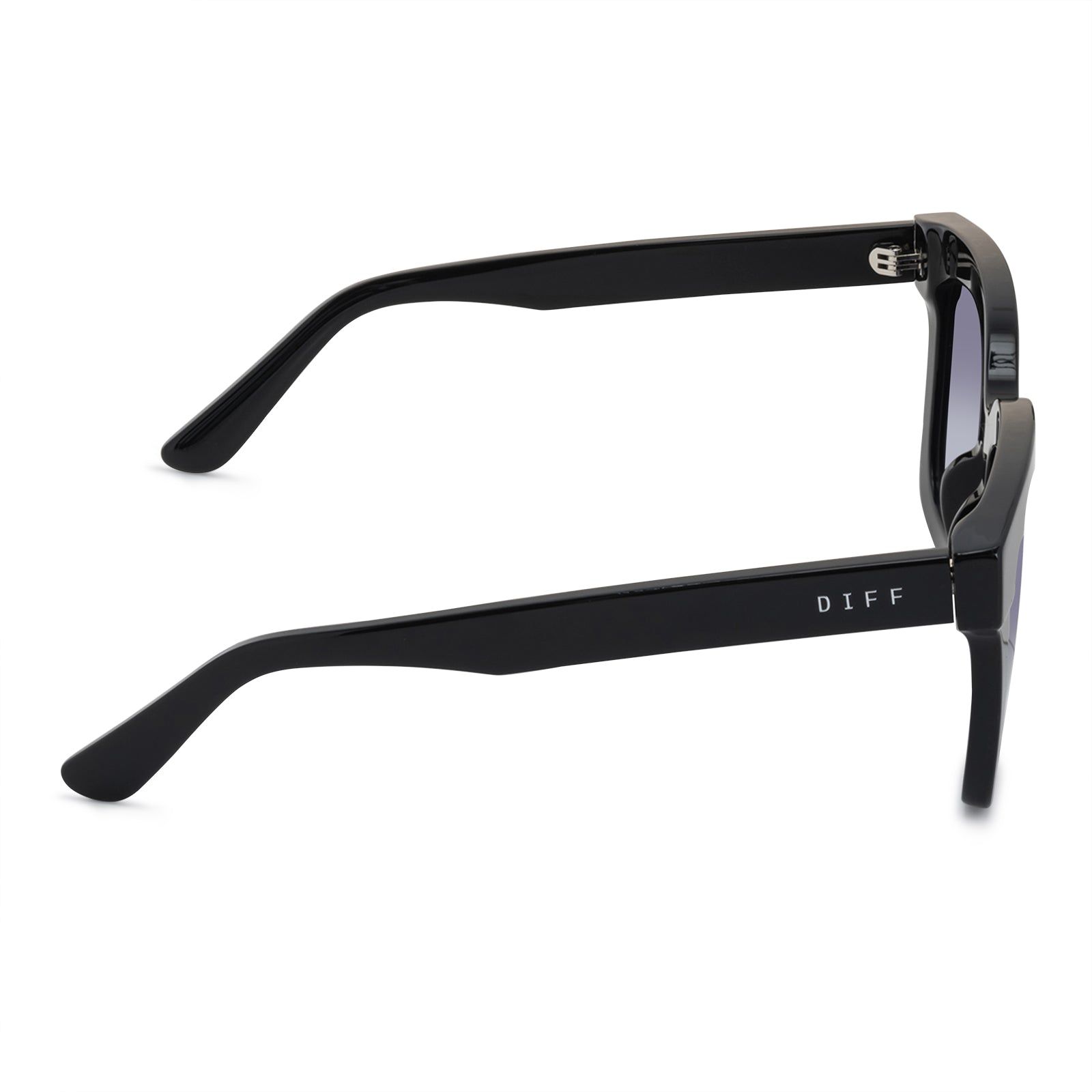 CARSON XS - BLACK + GREY GRADIENT SHARP SUNGLASSES sold by Diff Eyewear product image thumbnail 3