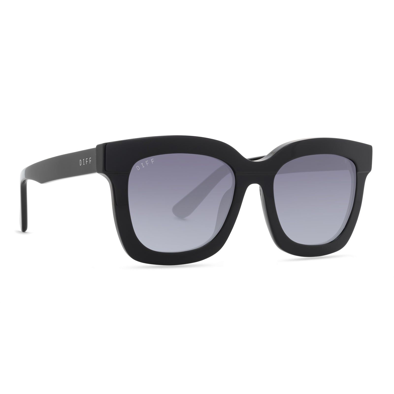 CARSON XS - BLACK + GREY GRADIENT SHARP SUNGLASSES sold by Diff Eyewear product image thumbnail 2