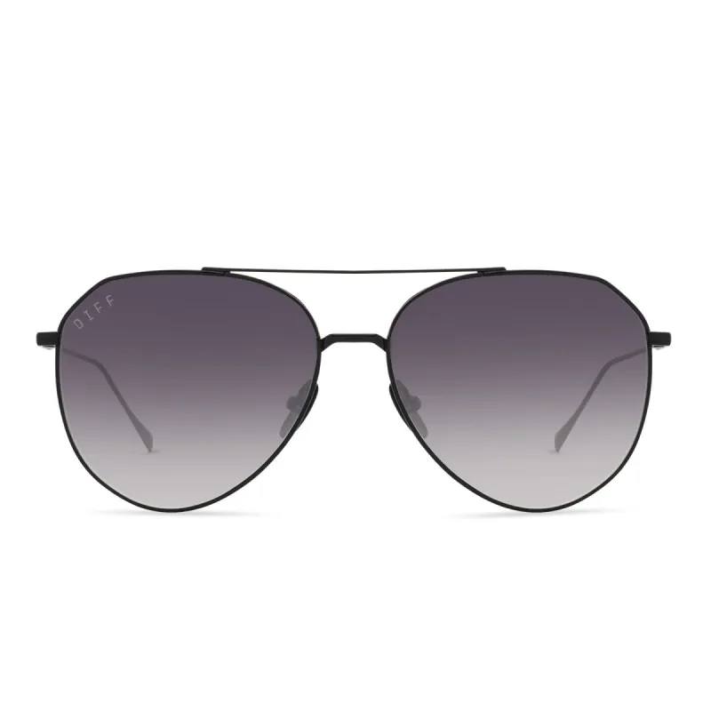 DASH - BLACK + GREY GRADIENT SHARP SUNGLASSES sold by Diff Eyewear