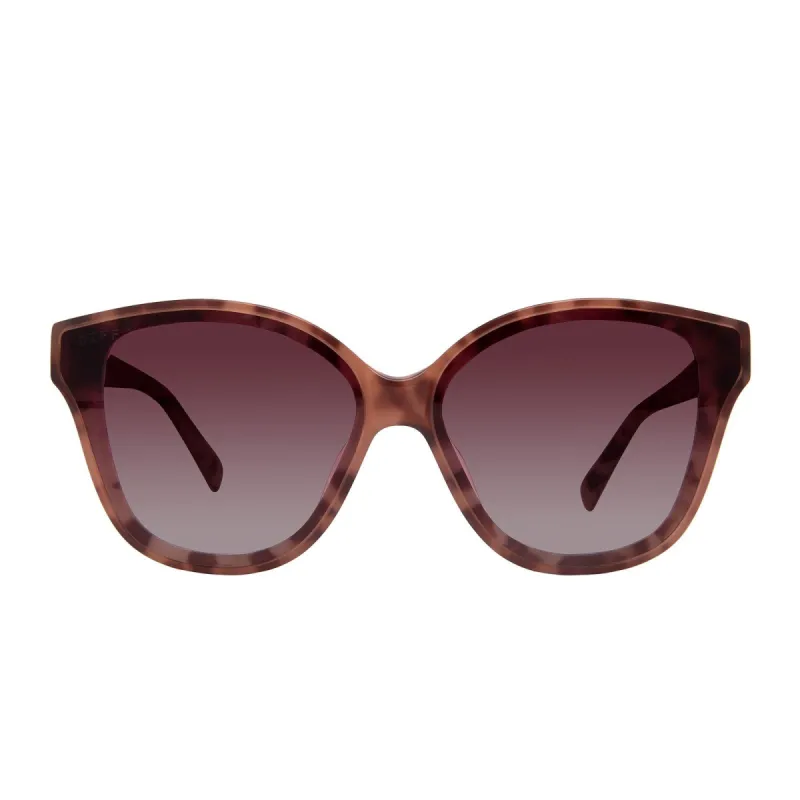 PIPER - PLUM TORTOISE + WINE GRADIENT SUNGLASSES sold by Diff Eyewear