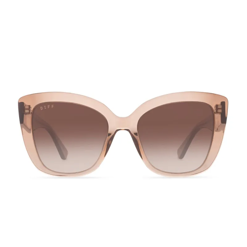 AURORA - CAFE OLE + BROWN GRADIENT SUNGLASSES sold by Diff Eyewear