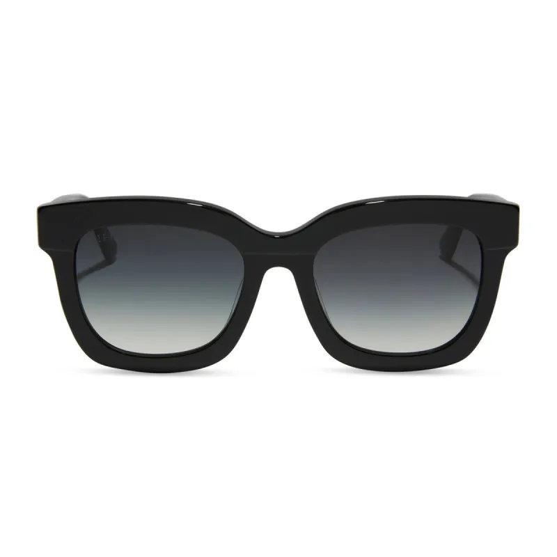 CARSON - BLACK + GREY GRADIENT SHARP SUNGLASSES sold by Diff Eyewear