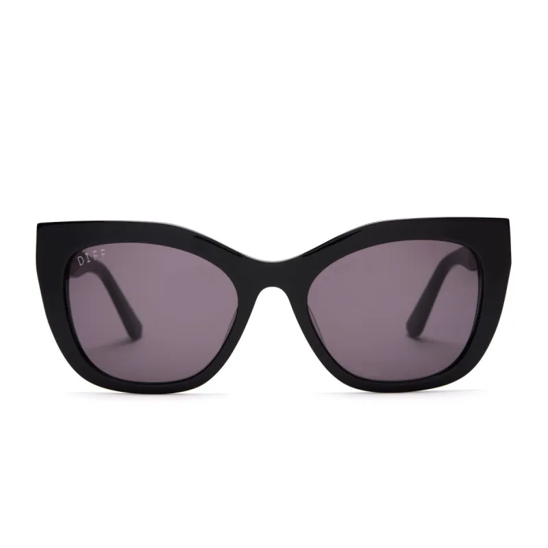 GEORGIA - BLACK + GREY SUNGLASSES sold by Diff Eyewear