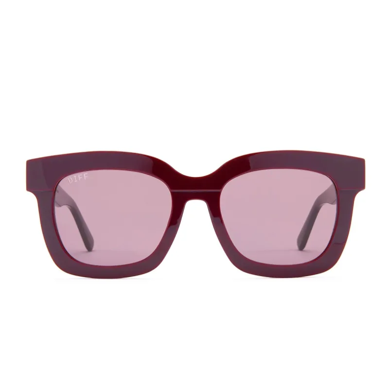 CARSON - CLARET + WINE GRADIENT sold by Diff Eyewear
