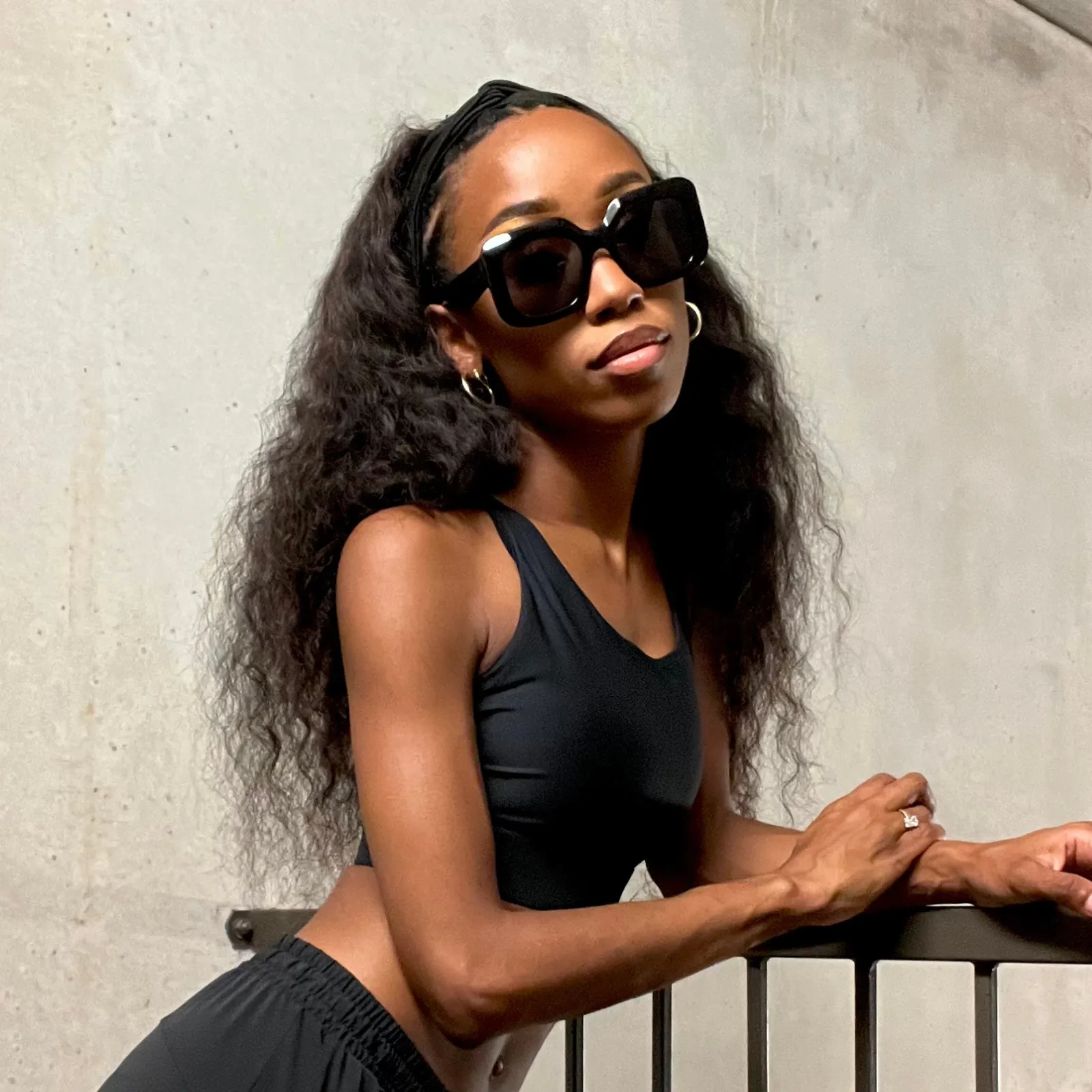 GIADA - BLACK + GREY SUNGLASSES sold by Diff Eyewear product image thumbnail 5