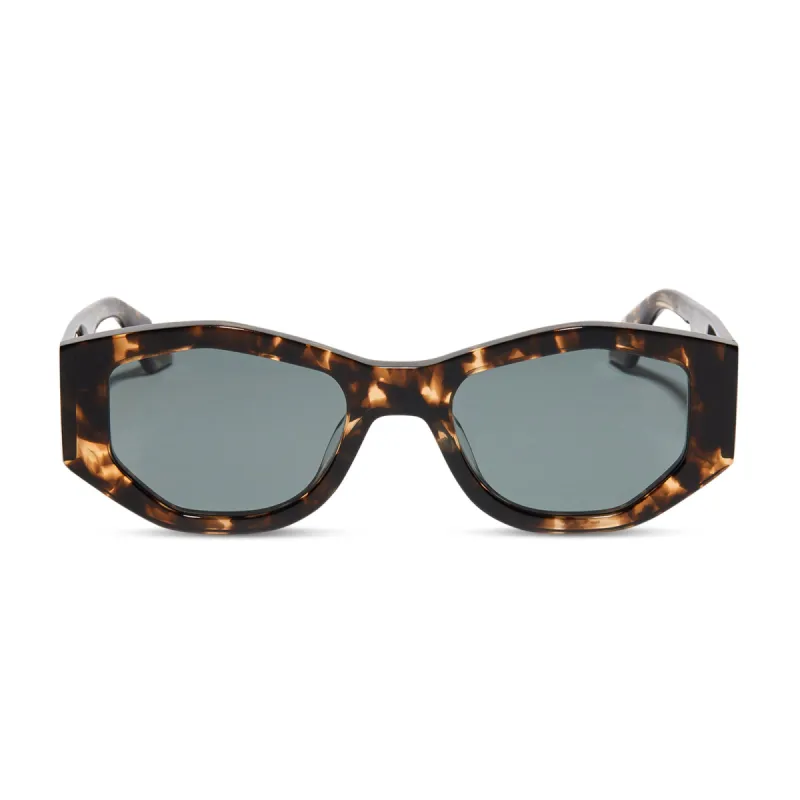 ZOE - ESPRESSO TORTOISE + GREY + POLARIZED SUNGLASSES sold by Diff Eyewear