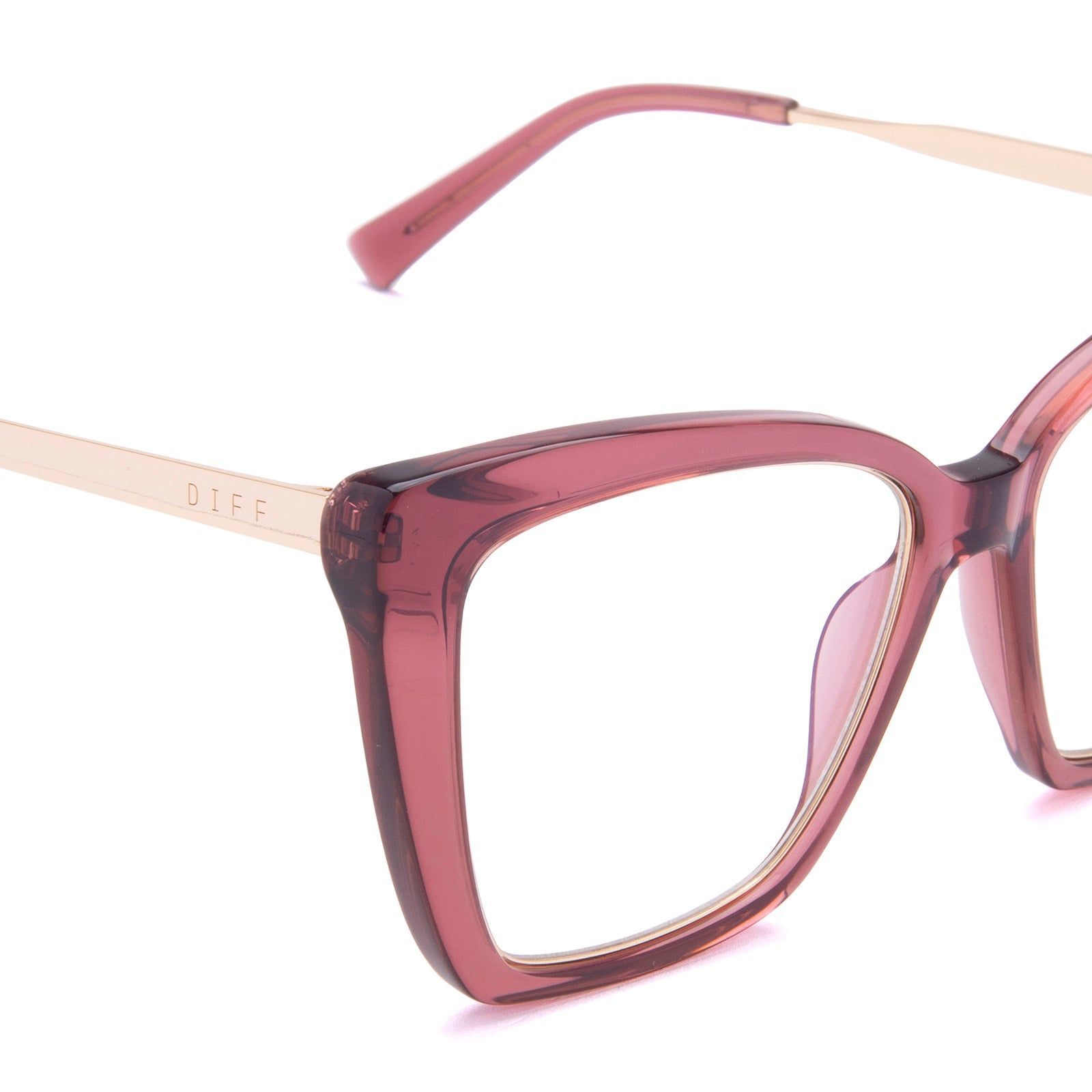 BECKY IV - MULBERRY + BLUE LIGHT TECHNOLOGY GLASSES sold by Diff Eyewear product image thumbnail 3