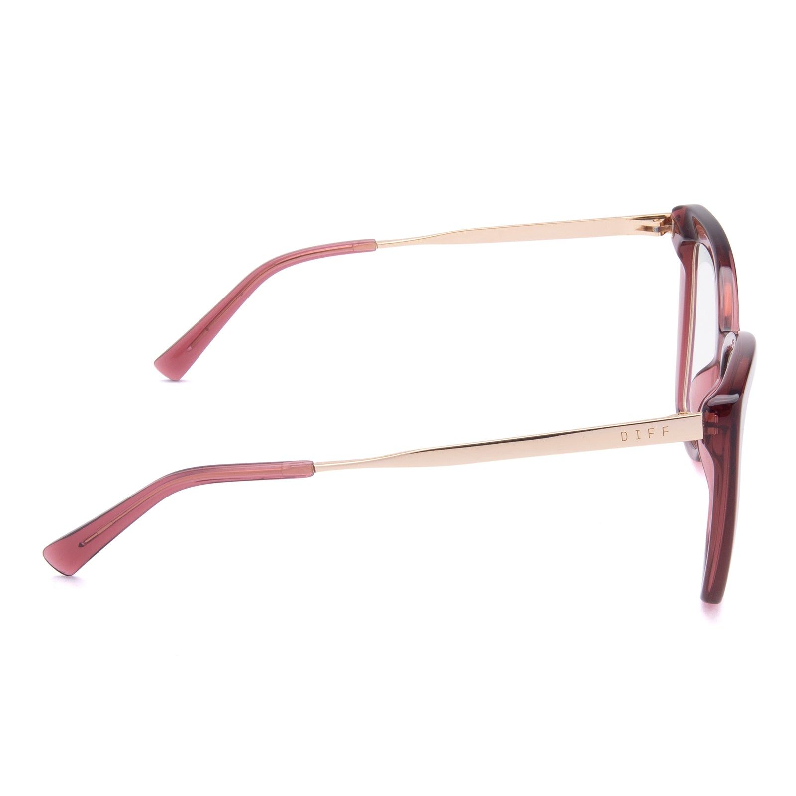 BECKY IV - MULBERRY + BLUE LIGHT TECHNOLOGY GLASSES sold by Diff Eyewear product image thumbnail 4