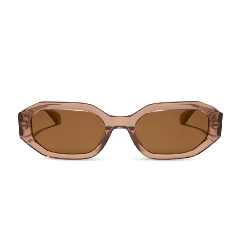ALLEGRA - CAFÉ OLE + BROWN FLASH + POLARIZED SUNGLASSES sold by Diff Eyewear