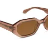 ALLEGRA - CAFÉ OLE + BROWN FLASH + POLARIZED SUNGLASSES sold by Diff Eyewear