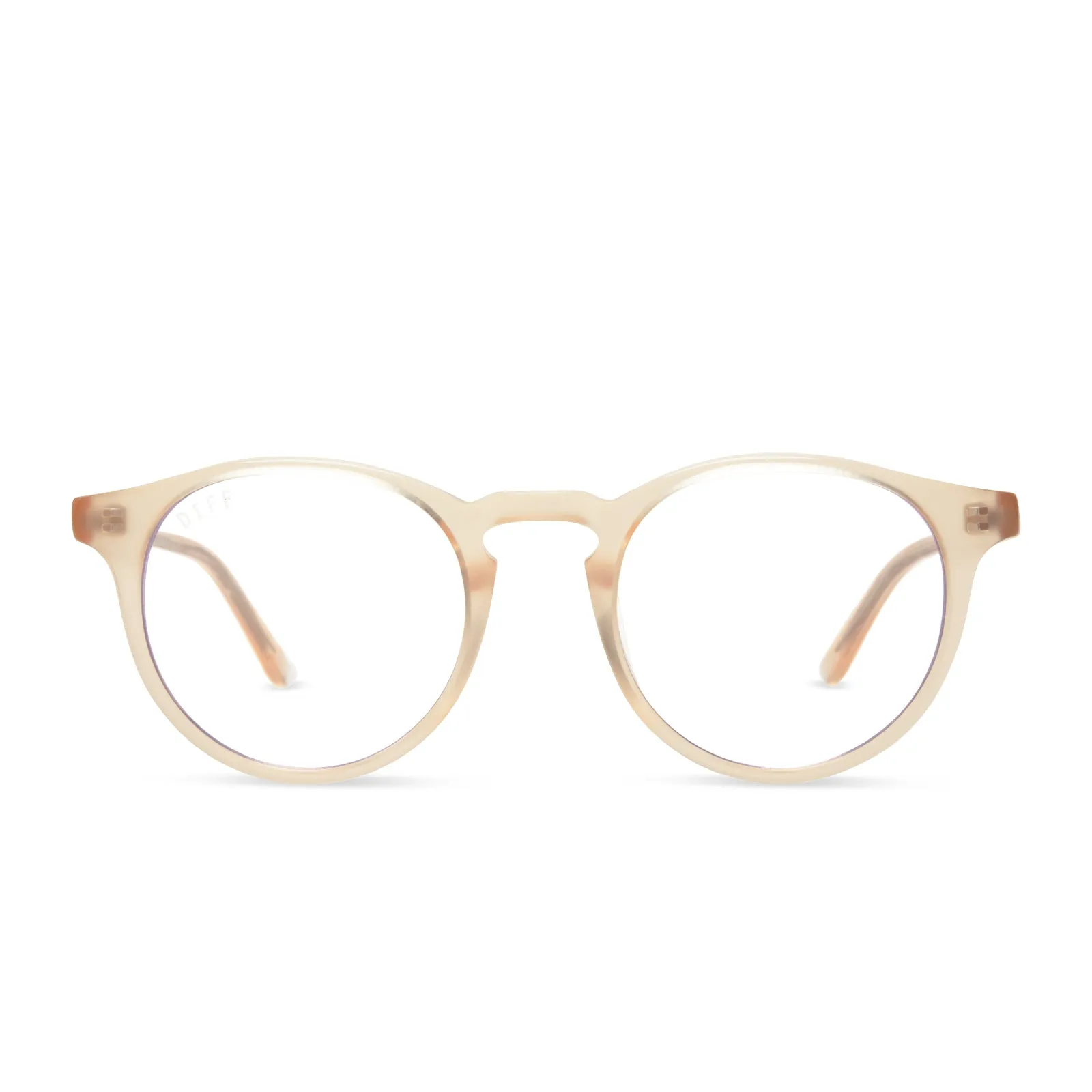 SAWYER - MELON CRUSH + CLEAR GLASSES sold by Diff Eyewear