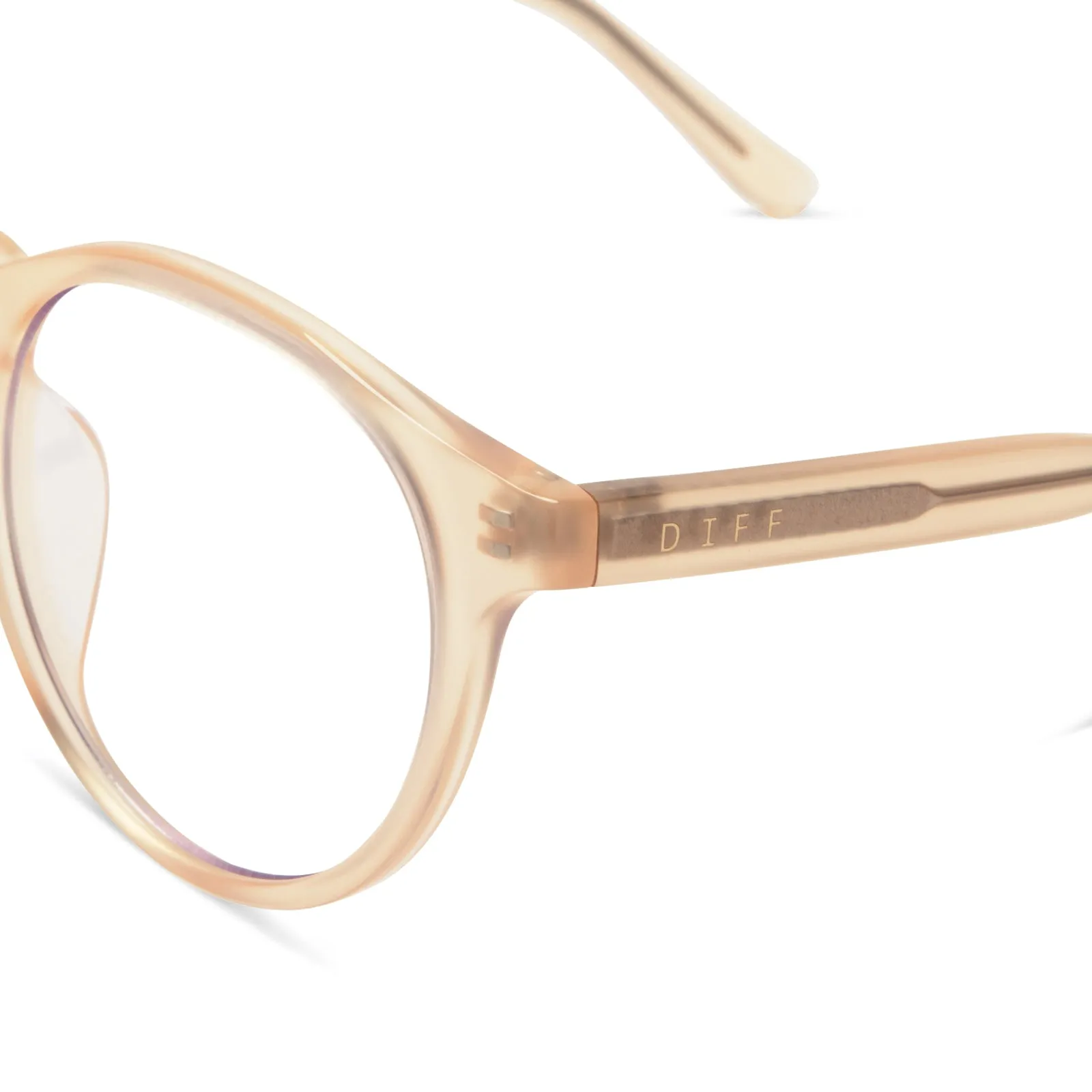 SAWYER - MELON CRUSH + CLEAR GLASSES sold by Diff Eyewear product image thumbnail 3