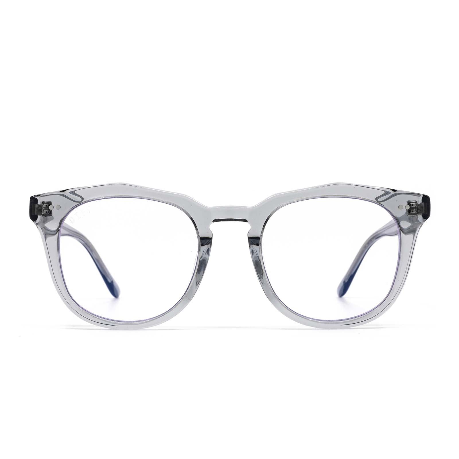 WESTON - SMOKE CRYSTAL + BLUE LIGHT TECHNOLOGY GLASSES sold by Diff Eyewear