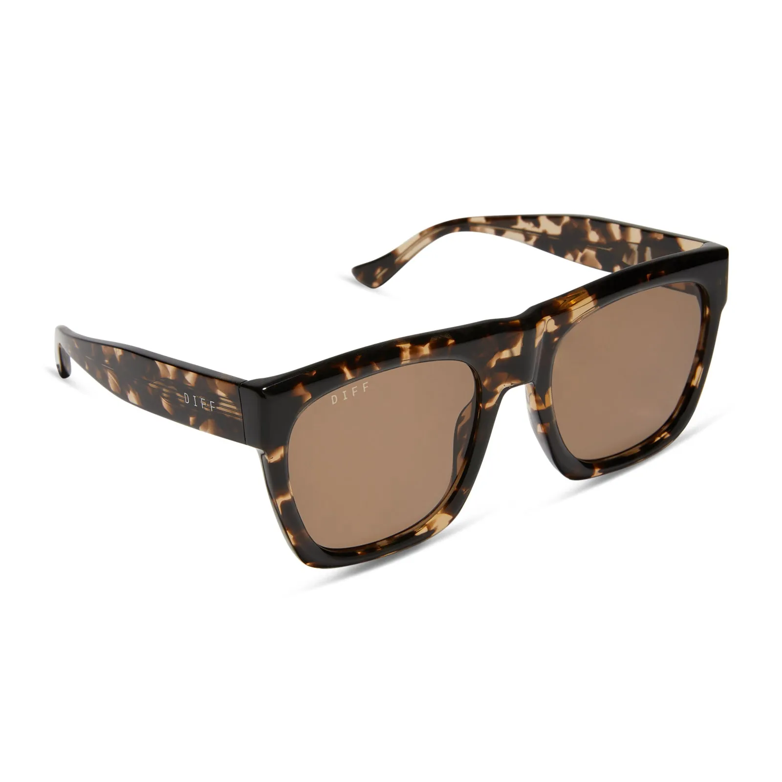 EASTON - ESPRESSO TORTOISE + BROWN SUNGLASSES sold by Diff Eyewear product image thumbnail 2