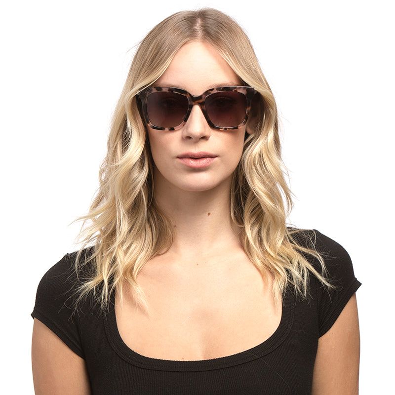BELLA - HIMALAYAN TORTOISE + ROSE GRADIENT + POLARIZED SUNGLASSES sold by Diff Eyewear product image thumbnail 4