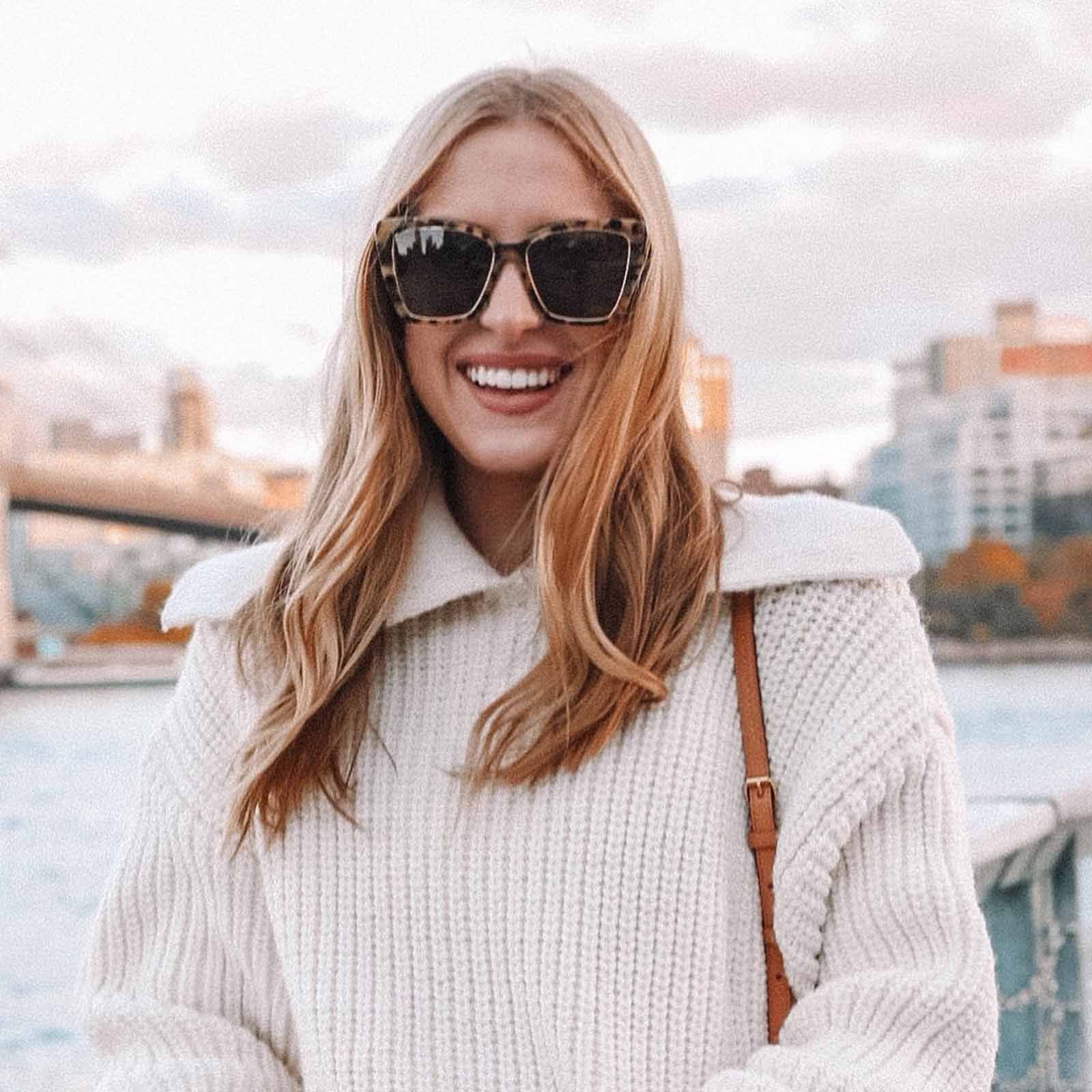 BECKY IV - HAZEL TORTOISE + BLUE LIGHT TECHNOLOGY GLASSES sold by Diff Eyewear product image thumbnail 6