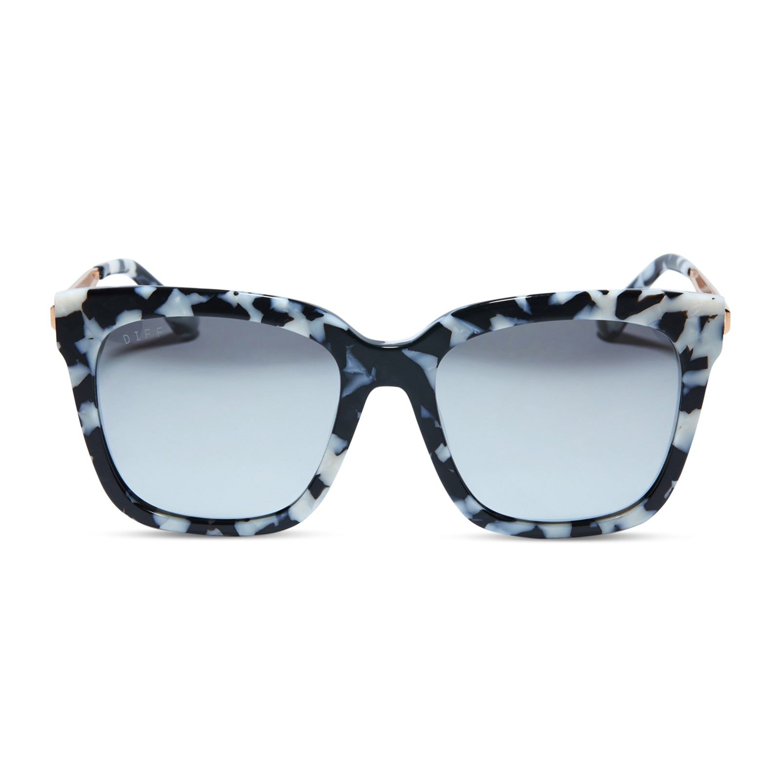 BELLA - RICH HIDE + GREY MIRROR POLARIZED SUNGLASSES sold by Diff Eyewear