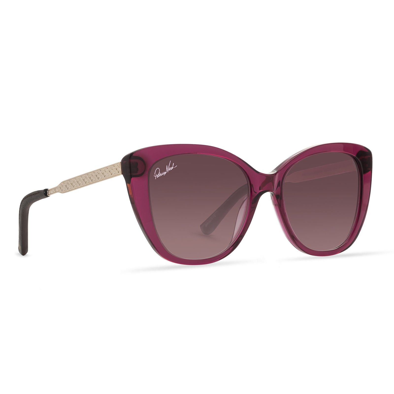 PATRICIA NASH - BRIGITTE + WINE CRYSTAL + WINE GRADIENT SUNGLASSES sold by Diff Eyewear product image thumbnail 2