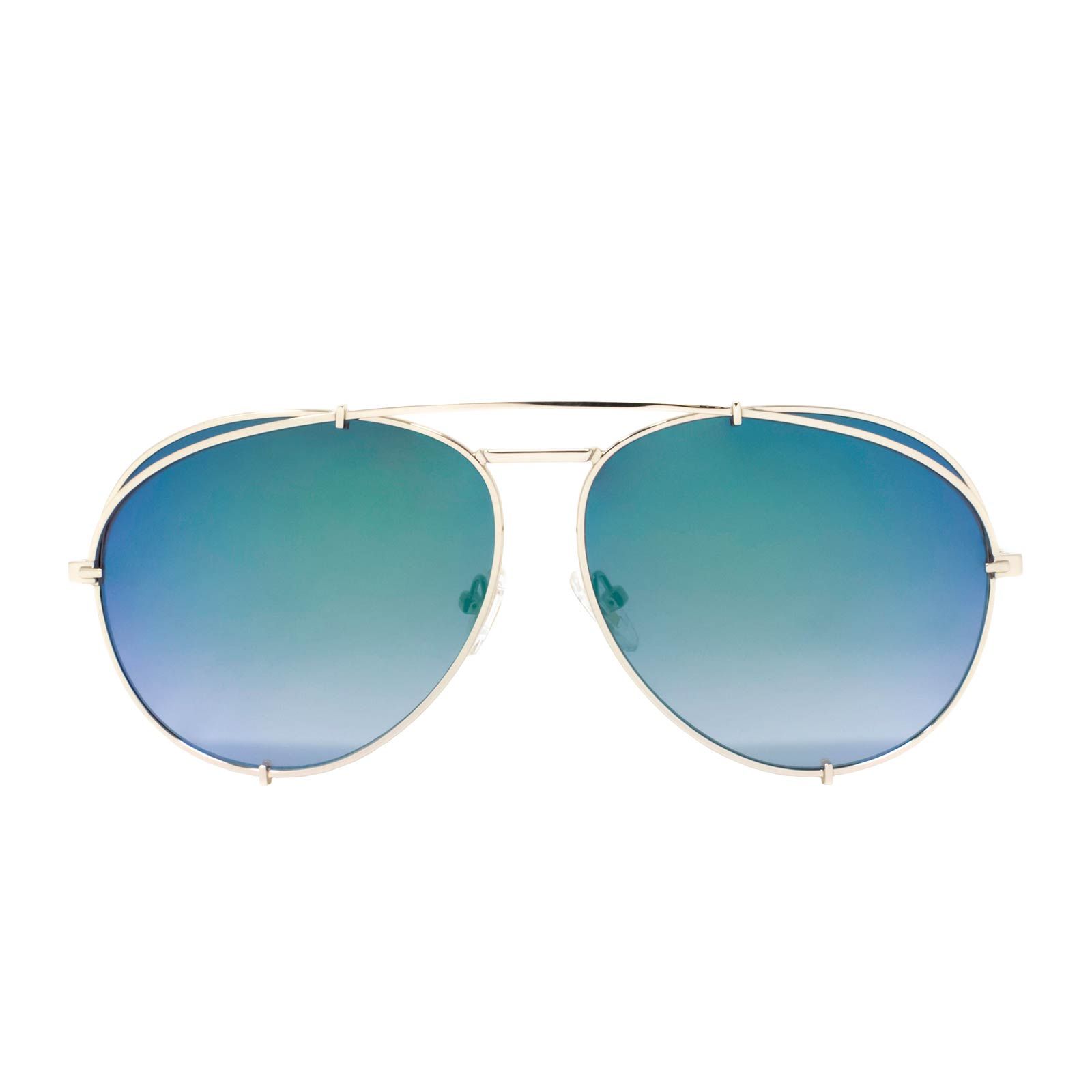 KOKO - GOLD + BLUE FLASH SUNGLASSES sold by Diff Eyewear