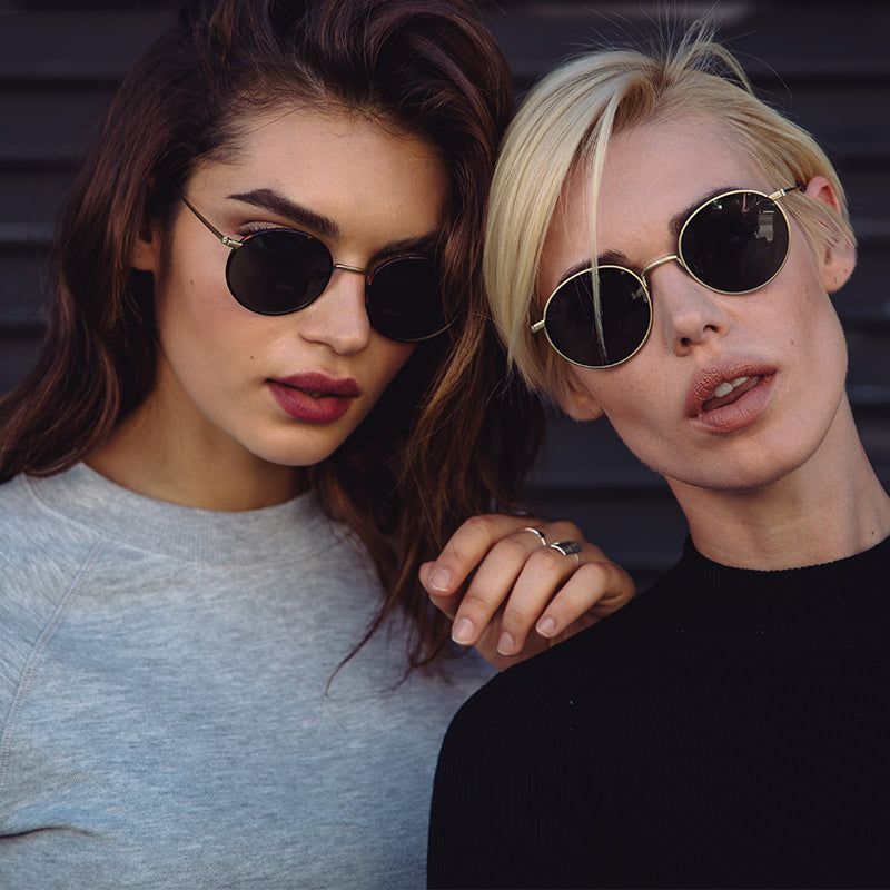 DAISY - ANTIQUE GUNMETAL BLACK + GREY MIRROR + POLARIZED SUNGLASSES sold by Diff Eyewear product image thumbnail 8