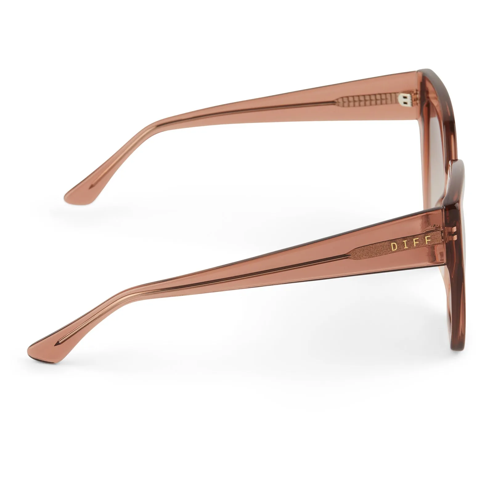 BLAIRE - CAFÉ OLE + BROWN GRADIENT SUNGLASSES sold by Diff Eyewear product image thumbnail 3
