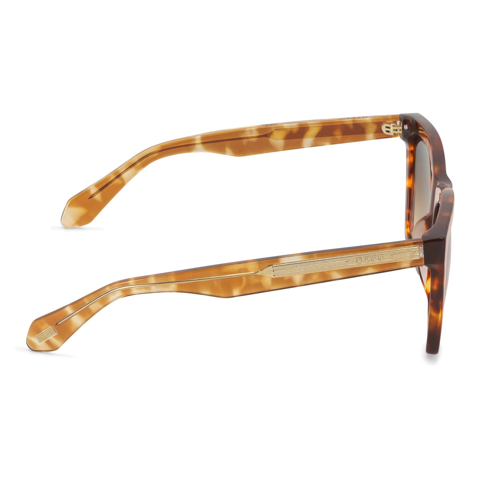 KENZIE - AMBER TORTOISE + BROWN GRADIENT + POLARIZED SUNGLASSES sold by Diff Eyewear product image thumbnail 4