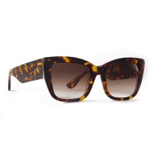 DANIA - AMBER TORTOISE + BROWN GRADIENT POLARIZED SUNGLASSES sold by Diff Eyewear