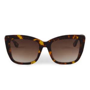 DANIA - AMBER TORTOISE + BROWN GRADIENT POLARIZED SUNGLASSES sold by Diff Eyewear