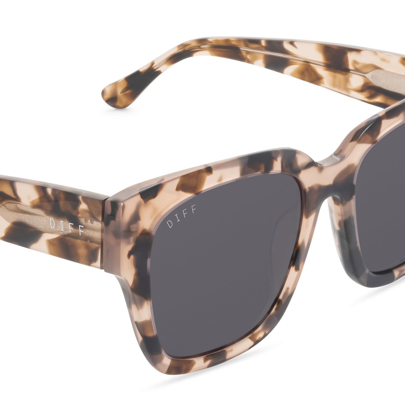 BELLA II - HIMALAYAN TORTOISE + GREY SUNGLASSES sold by Diff Eyewear product image thumbnail 3