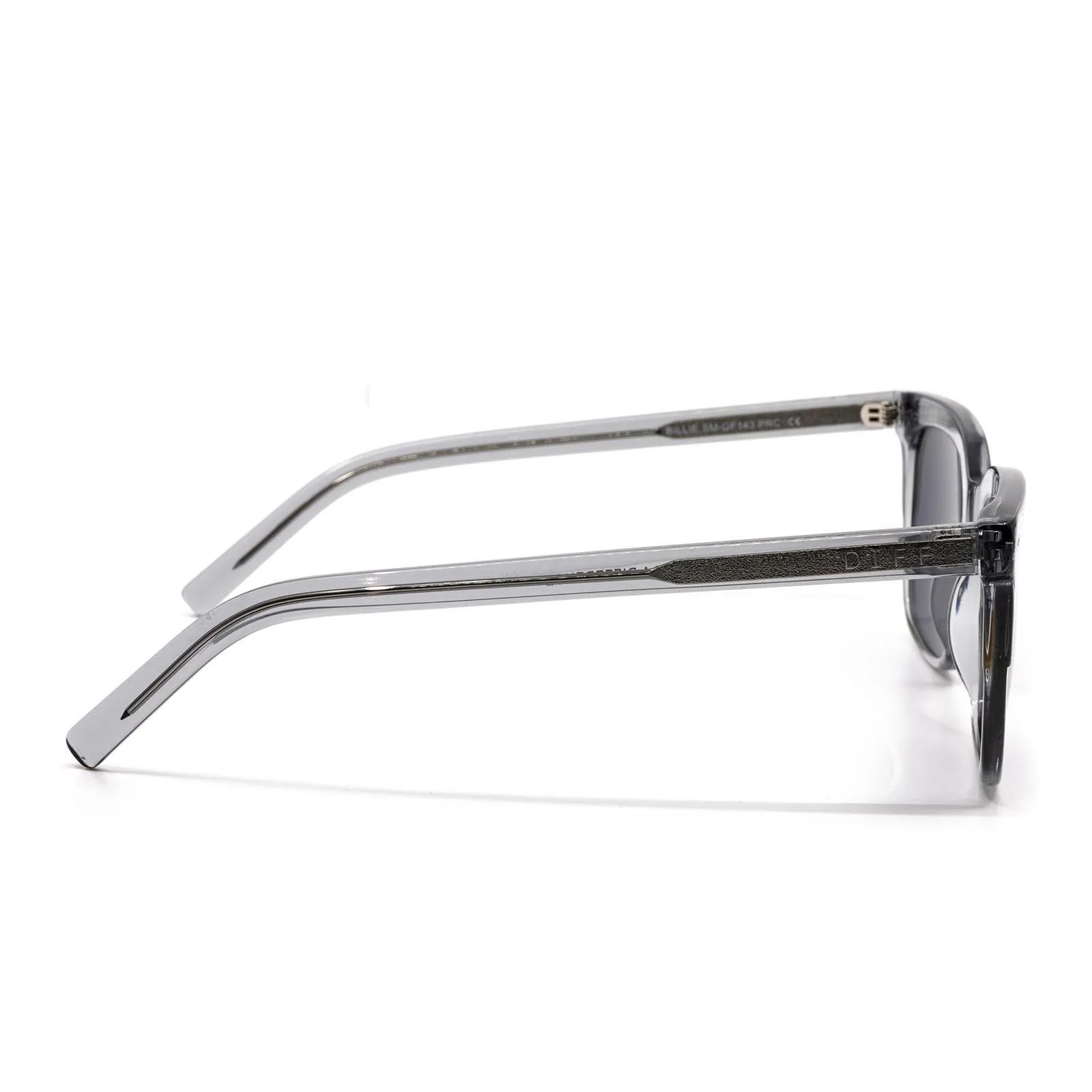 BILLIE - SMOKE CRYSTAL + GREY SUNGLASSES sold by Diff Eyewear product image thumbnail 3