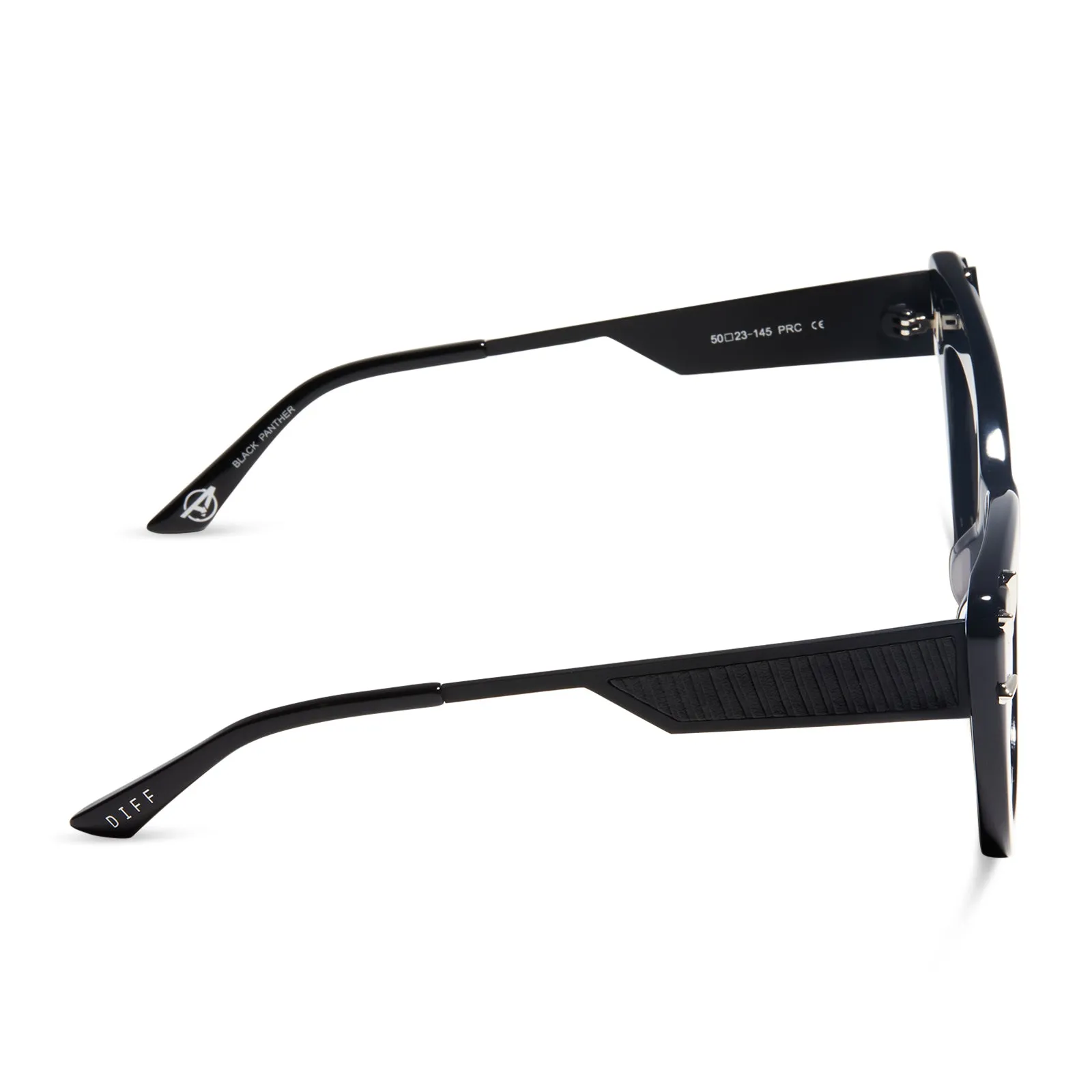 BLACK PANTHER - BLACK + GREY + POLARIZED SUNGLASSES sold by Diff Eyewear product image thumbnail 3