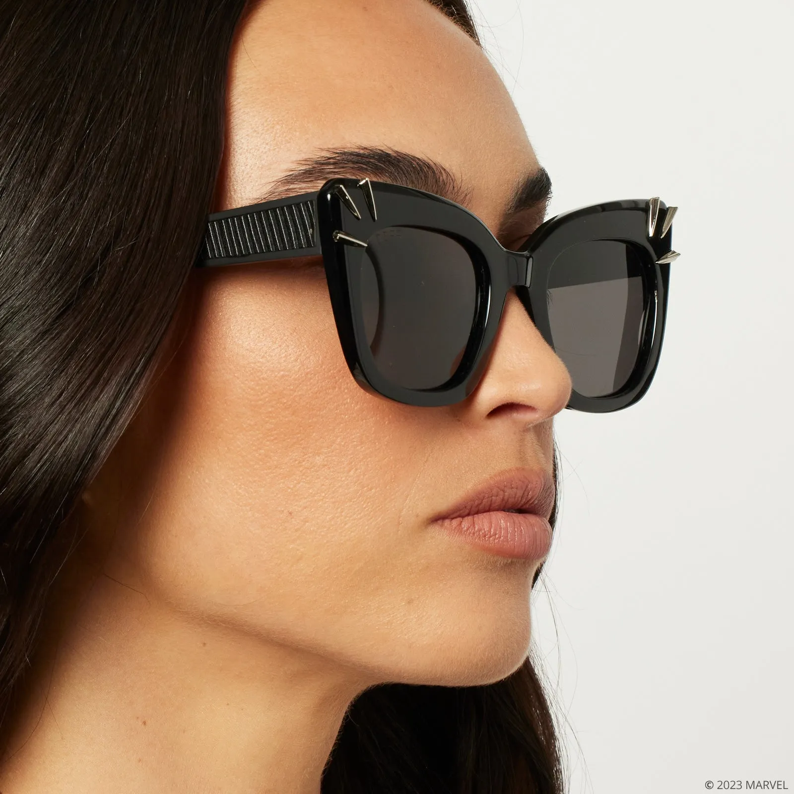 BLACK PANTHER - BLACK + GREY + POLARIZED SUNGLASSES sold by Diff Eyewear product image thumbnail 5