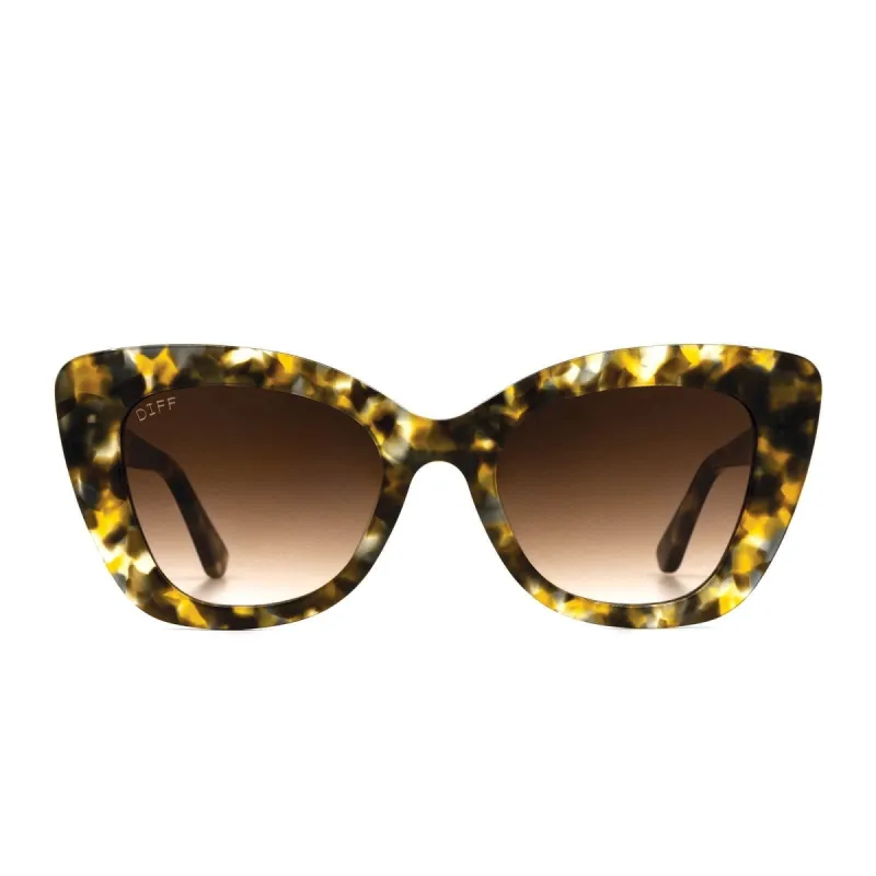 RAVEN - SEA TORTOISE + BROWN GRADIENT SUNGLASSES sold by Diff Eyewear