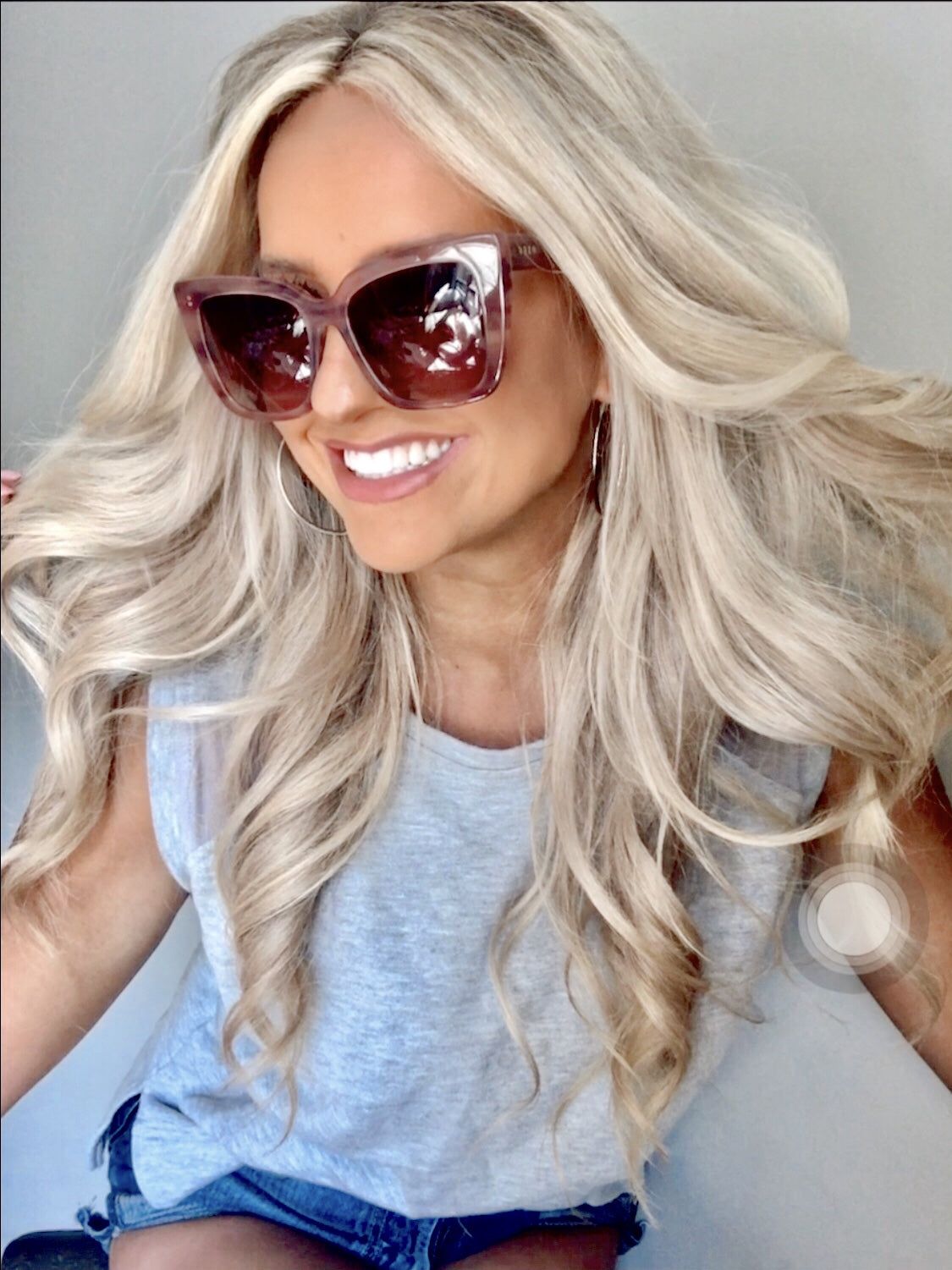 LIZZY - CASSIS + WINE GRADIENT SUNGLASSES sold by Diff Eyewear product image thumbnail 6