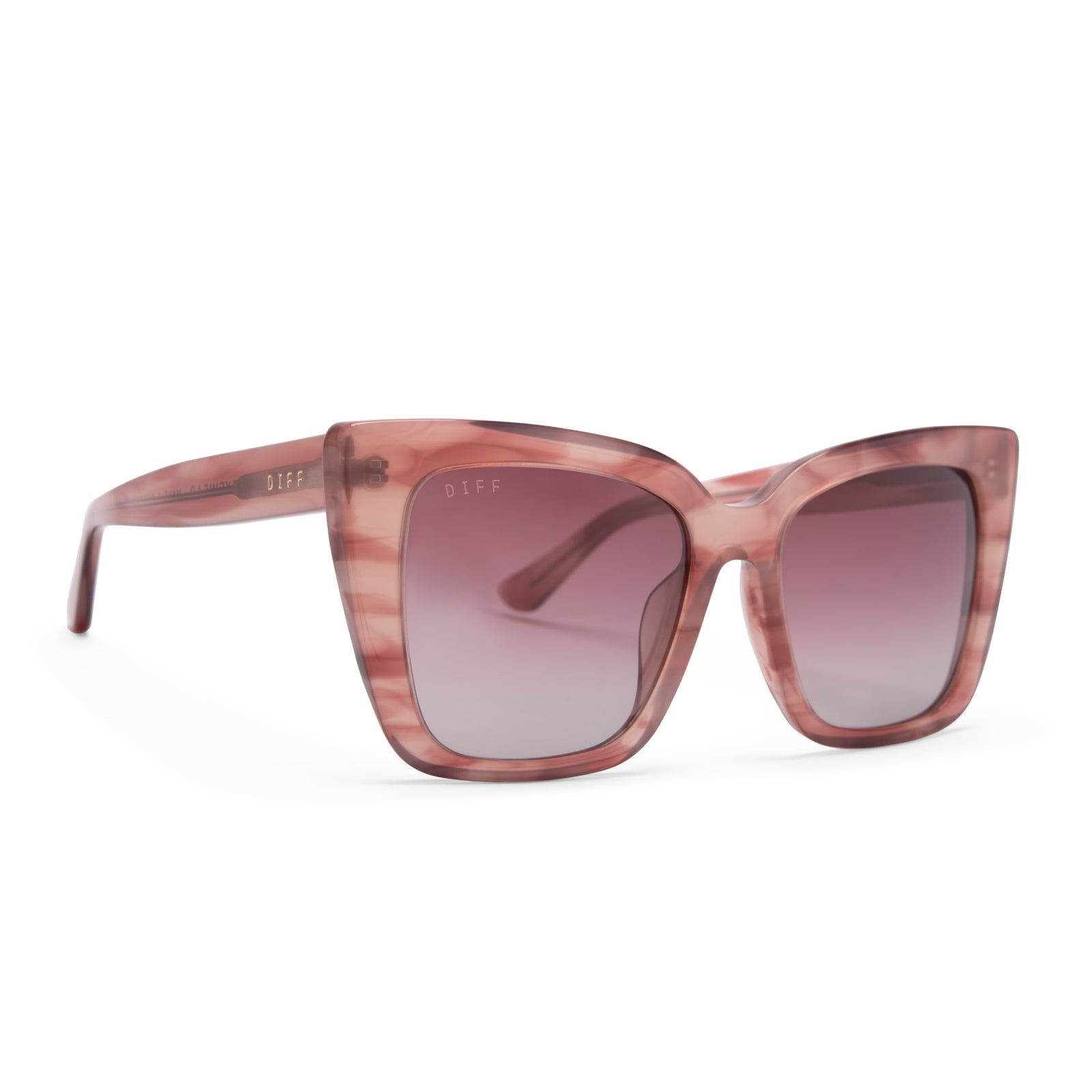 LIZZY - CASSIS + WINE GRADIENT SUNGLASSES sold by Diff Eyewear product image thumbnail 2