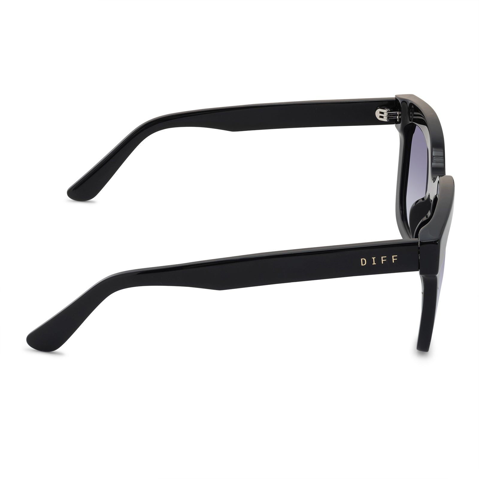 CARSON - BLACK + GREY GRADIENT SHARP SUNGLASSES sold by Diff Eyewear product image thumbnail 3
