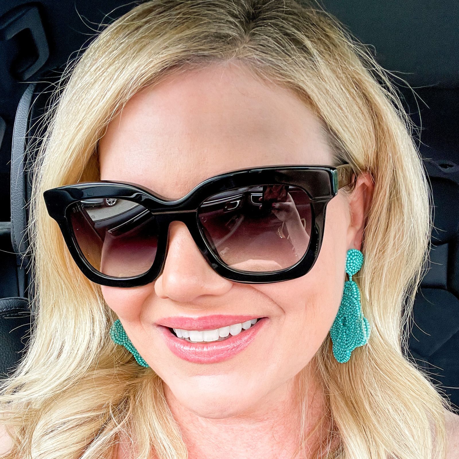 CARSON - BLACK + GREY GRADIENT SHARP SUNGLASSES sold by Diff Eyewear product image thumbnail 5