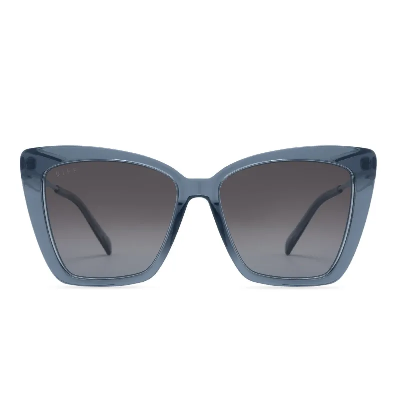 BECKY IV - NIGHT SKY + BLUE GRADIENT FLASH + POLARIZED SUNGLASSES sold by Diff Eyewear